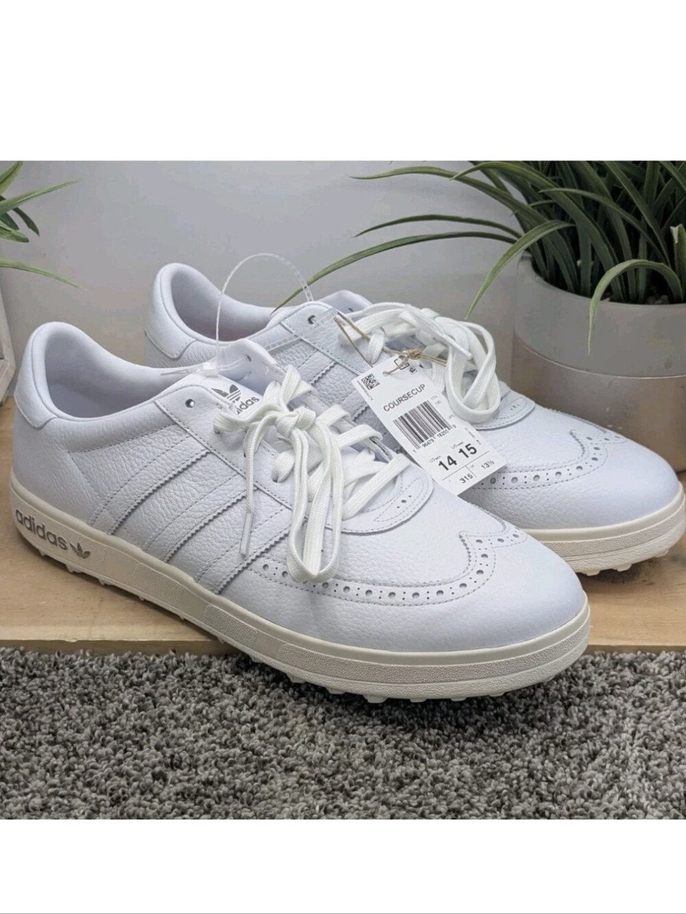 New Adidas Course Cup Spikeless Golf Sneakers Shoes IH2264 Men’s Size 14 Shoes